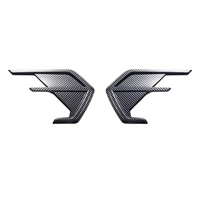 Audi A4L, A5, A6L, A7: Modificación del Guardabarros Trasero con Adhesivos Laterales ABT, Adhesivos de Aleta de Tiburón para Carrocería y Decoraciones para el Parachoques Trasero
