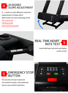 Bán Chạy Nhất Aerobic Fitness Bàn Phím Thương Mại/Máy Chạy Bộ Gia Đình - Product Image 4