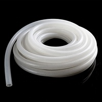 Tuyau d'air en silicone tressé de qualité alimentaire - Tube en caoutchouc de silicone renforcé haute température et haute pression