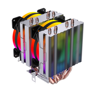 Lovinglcool phổ biến nhất đầy màu sắc 6 ống nhiệt <span class=keywords><strong>CPU</strong></span> Cooler <span class=keywords><strong>Fan</strong></span> 90mm Intel LGA 115x <span class=keywords><strong>CPU</strong></span> Cooler 3pin RGB ánh sáng <span class=keywords><strong>CPU</strong></span> Quạt làm mát - Product Image 3