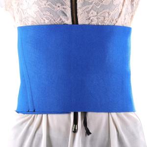 Taille-taille réglable en néoprène Ceinture de sueur bleue Brûleur calorique Bande de sauna pour la stabilité du noyau Fitness Safety Shed Excès de poids - Product Image 1