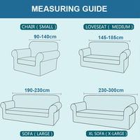 Jacquard Nodic Elastic Schon bezug für 3-Sitzer-Sofa Voll umwickelte Stretch-Sofa-Handtuch-Eck bezüge Plain Style Chaselong-Bezug