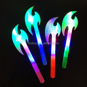 Giá Rẻ Bán Buôn Trẻ Em Ánh Sáng Lên Đồ Chơi Cosplay Đạo Cụ Vũ Khí Dẫn Nhấp Nháy Gươm Axe Mace Baton - Product Image 4