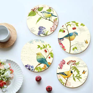 Juego de Posavasos de Corcho de Madera con Logotipo Personalizado al por Mayor, Ecológico, Absorbente, Impresión UV, Regalo Corporativo Personalizado, Promocional - Product Image 6