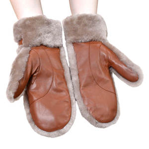 Guantes de Cuero de Alta Calidad para Hombre, Personalizados, de Piel de Oveja, para Invierno, para Adultos, Guantes para Mujer - Product Image 6