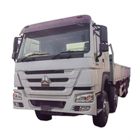 Camion de fret à plateau avec clôture, neuf, fabriqué en Chine, vente directe d'usine, conduite à gauche, HOWO 8x4, moteur diesel Weichai, en stock