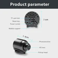 Audio Video Cámara de vigilancia de seguridad inalámbrica 1080P HD Mini Cámara Wifi IP Smart Home Interior Visión nocturna AI Videocámara humana