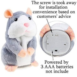 Bán Buôn Talking Record <span class=keywords><strong>Plush</strong></span> Đồ Chơi Tương Tác Talking <span class=keywords><strong>Hamster</strong></span> <span class=keywords><strong>Plush</strong></span> Đồ Chơi Lặp Lại Những Gì Bạn Nói Vui Kids Nhồi Bông Đồ Chơi - Product Image 4