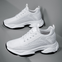Chaussures de sport pour hommes, baskets Flyknits, chaussures de marche respirantes et confortables, chaussures décontractées, grande taille 37 44