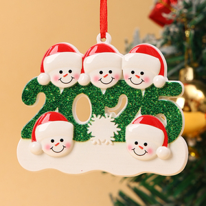 Adornos Colgantes de Resina Ecológicos Personalizados con Fecha 2026 para Árbol de <span class=keywords><strong>Navidad</strong></span>, Estilo <span class=keywords><strong>Moderno</strong></span>, Tamaño Personalizado, Suministros de Decoración Populares - Product Image 3