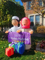 Décoration gonflable Superwin CTO pour l'Aïd, décoration extérieure pour la maison, le jardin, la mosquée, étoile, lune, décoration musulmane du Ramadan