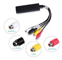 Adaptateur de carte de capture UTV007 USB 2.0 pour convertir audio et vidéo VHS en DVD sur PC