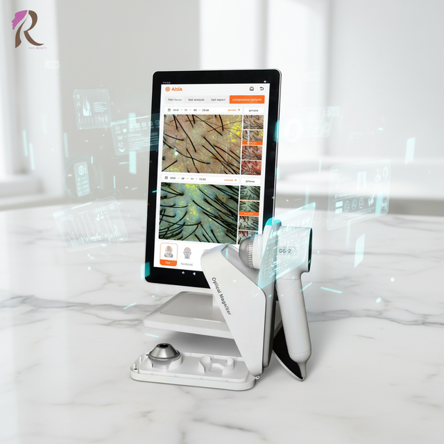 Handheld Professional Scalp and Skin Analyzer Machine 3D Smart Hair Facial Analysis System for Beauty Center
