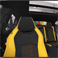 Housse de siège de voiture complète en cuir Nappa rouge personnalisée pour Lamborghini Urus