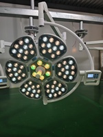 Lampe chirurgicale LED6 sans ombre à température de couleur réglable, montée au plafond, instrument chirurgical vétérinaire pour hôpital vétérinaire