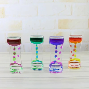 Clessidra a Bolle di Liquido Temporizzatore Giocattoli Sensoriali per Bambini e <span class=keywords><strong>Adulti</strong></span> Accessori Antistress Decorazione per Casa Ufficio e Scrivania - Product Image 4
