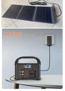 110V 220V Im Lặng Ngoài Trời Mini Xách Tay Năng Lượng Sao Lưu Cung Cấp Điện Có Thể Sạc Lại Năng Lượng Mặt Trời Máy Phát Điện Pin Nhà Máy Điện - Product Image 4