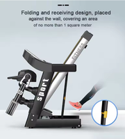 Tapis roulant elliptique professionnel commercial pour salle de sport, écran LCD électrique, exercice aérobie sans fil, machine de course multifonction