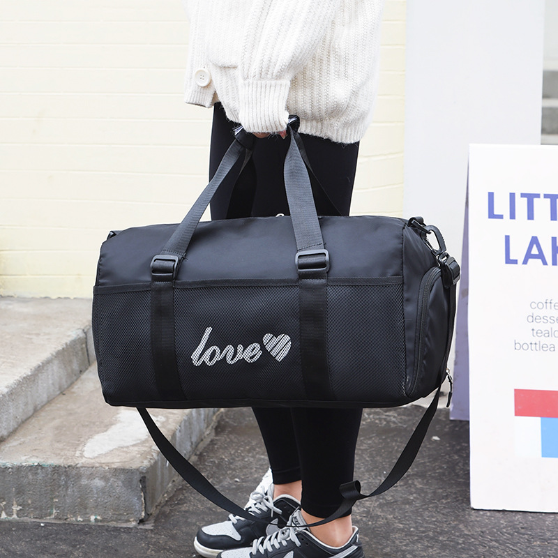 Custom Large Capacity Gym Travel Duffle Bags For Women Men Shoe Compartment Duffel Bag Sport