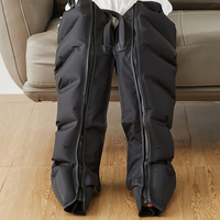 Masseur de jambes à compression d'air Zoshine - Enveloppement complet, bottes de massage pour mollets et pieds à 4 chambres, soulagement de la douleur avec une meilleure circulation sanguine