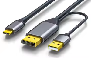 Dajiang מותאם אישית <span class=keywords><strong>usb</strong></span> <span class=keywords><strong>c</strong></span> ל-dp תצוגה כבל 4k 60hz יציב בעל ציפוי זהב-<span class=keywords><strong>c</strong></span> כדי להציג כבל יציאה - Product Image 3