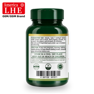 Complément alimentaire personnalisé à l'huile de poisson Shecome 1200mg pour la santé des adultes, 60 gélules molles à base de plantes - Product Image 5
