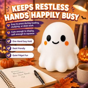 Juguete Antiestrés Personalizado con Logotipo de Fantasma, Suave y de Ascenso Lento, de 5.7 Pulgadas, para Niños/Adultos, para Fiestas de Halloween - Product Image 5