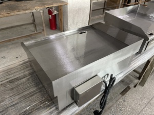 Plancha Eléctrica Comercial OUTE, Duradera, de Superficie Plana, con Temperatura Ajustable, para Bares de Snacks, Cocinas de Comida Rápida - Product Image 6