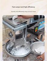 Machine électrique professionnelle de haute qualité pour peler et râper la noix de coco, râpeuse et déchiqueteuse de noix de coco à vendre