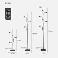 Lampe sur pied LED moderne personnalisable de haute qualité, plusieurs variations de couleur, hauteur réglable, luminosité élevée pour la maison