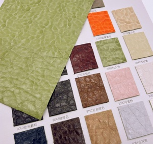 Premium PU Synthetic Ostrich Textured Leather for Handbag <strong>Sofa</strong> Car Seat Durable Waterproof <strong>Material</strong> - Product Image 4