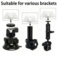 Adaptateur de montage Starlink Mini, double filetage 1/4" et 3/8", base ABS, résistant aux UV et aux chocs, fixation sans outil par clipser, pour trépied et camping-car