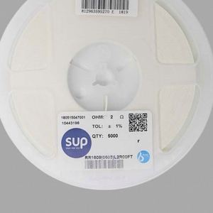 Whole Sale RR1608 0603L2R00FT 0603 1608 Resistors Chip Resistors SMD Resistors 2ohm 1% 1/10W Thick Film Resistor - Product Image 1