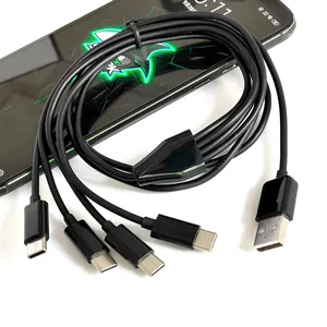 1m 3ft 4 in 1 USB type C charger cable power 4 type c devices at once