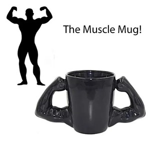Taza <span class=keywords><strong>de</strong></span> cerámica 3D para el Día <span class=keywords><strong>del</strong></span> <span class=keywords><strong>Padre</strong></span>, tazón muscular <span class=keywords><strong>de</strong></span> 11OZ, <span class=keywords><strong>diseño</strong></span> personalizado, pequeña cantidad - Product Image 3