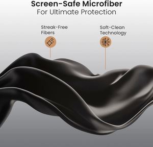 Screen <b>Cleaner</b> <b>Spray</b> Microfiber Cloth 2oz/60ml 15x18cm for TV Laptop Computer Phone Pad & Car Screen Cleanser Eyeglasses/Lenses - Product Image 4