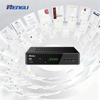 Décodeur DVB-T2 OEM, H.265, prise en charge de la personnalisation, tuners numériques FTA, télécommande, boîtier TV DVB-T2