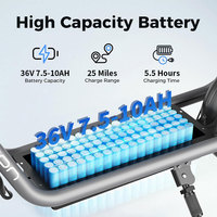 Vélo électrique pliable mini à prix d'usine, 12 pouces, 350W, moteur sans balais, étanche, léger, portable, trottinette électrique pour adultes