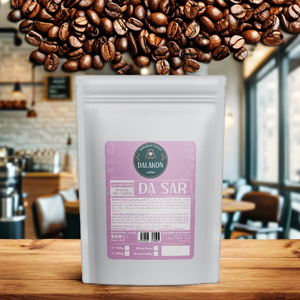 กาแฟเวียดนามพรีเมียม DALAKON รสผลไม้เปรี้ยวผสมกาแฟอาราบิก้าคั่วกลางเข้มผสมคาเฟอีน บดละเอียดสำหรับขายส่ง - Product Image 1