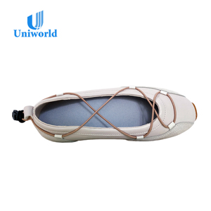 Uniworld Vietnam - Ballerines élastiques ajustables pour femmes, design à brides croisées, chaussures de mode urbaine pour tenues et usage quotidien - Product Image 4