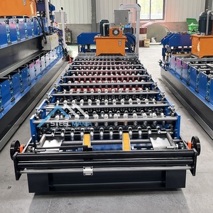 Máy tạo hình tôn sóng màu tự động tốc độ cao 836 phổ biến ở Cameroon, máy móc sản xuất ngói - Product Image 6