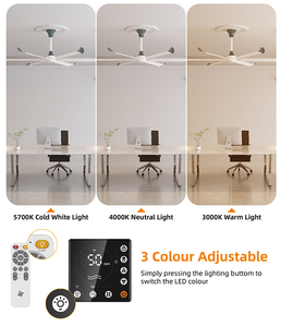 Vfans Mạnh Mẽ Big Ass <span class=keywords><strong>Fan</strong></span> 2M 3M 8ft 10ft An Toàn Quạt Làm Mát 6 Lưỡi Nam Châm Vĩnh Cửu Tuổi thọ Dài Quạt Trần Cho Các Trường Học & Trung Tâm Mua Sắm - Product Image 5