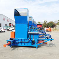 Presse à balles d'ensachage d'ensilage horizontale hydraulique Presse à balles de foin et de paille hydraulique/Presse à balles d'alimentation d'herbe de foin d'animal