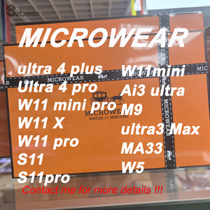 سلسلة جديدة 11 ساعة ذكية Microwear W11 Mini Pro W11 Pro S11 S11 PRO M-Active App مربع IPS شاشة تعمل باللمس IP68 - Product Image 2