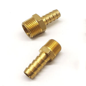 10mm con conector de lengüeta de manguera de ajuste de latón de rosca macho de <span class=keywords><strong>1</strong></span>/4" - Product Image 3