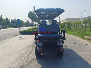 CE Approved Wholesale Metallic Color Golf Cart Windshield Folding Club Cart - Product Image 5