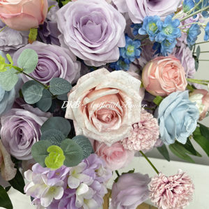 ลูกบอลดอกไม้ประดิษฐ์สีสันสดใสงานทำมือตกแต่งงานแต่งงานคริสต์มาสการจัดเวทีลูกบอลดอกไม้ - Product Image 6