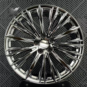 Rines Forjados Cromados con Acabado <span class=keywords><strong>Espejo</strong></span> XINGTU, Multirradio, PCD 5x112 5x120 para Mercedes Clase S, BMW Serie 7, Audi A8 SUV 18-24 - Product Image 3