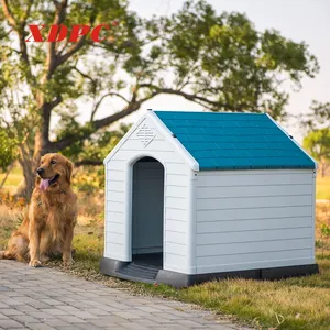 Çin en iyi fiyat pet ev köpek evi plastik köpek kulübesi