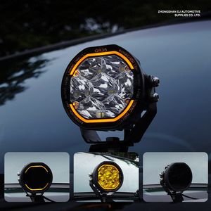 <span class=keywords><strong>3</strong></span>.5 pollici 35W 12V doppio colore LED piccolo faro per moto luce di guida per auto 4x4 jeep UTV RZR faretto - Product Image 2